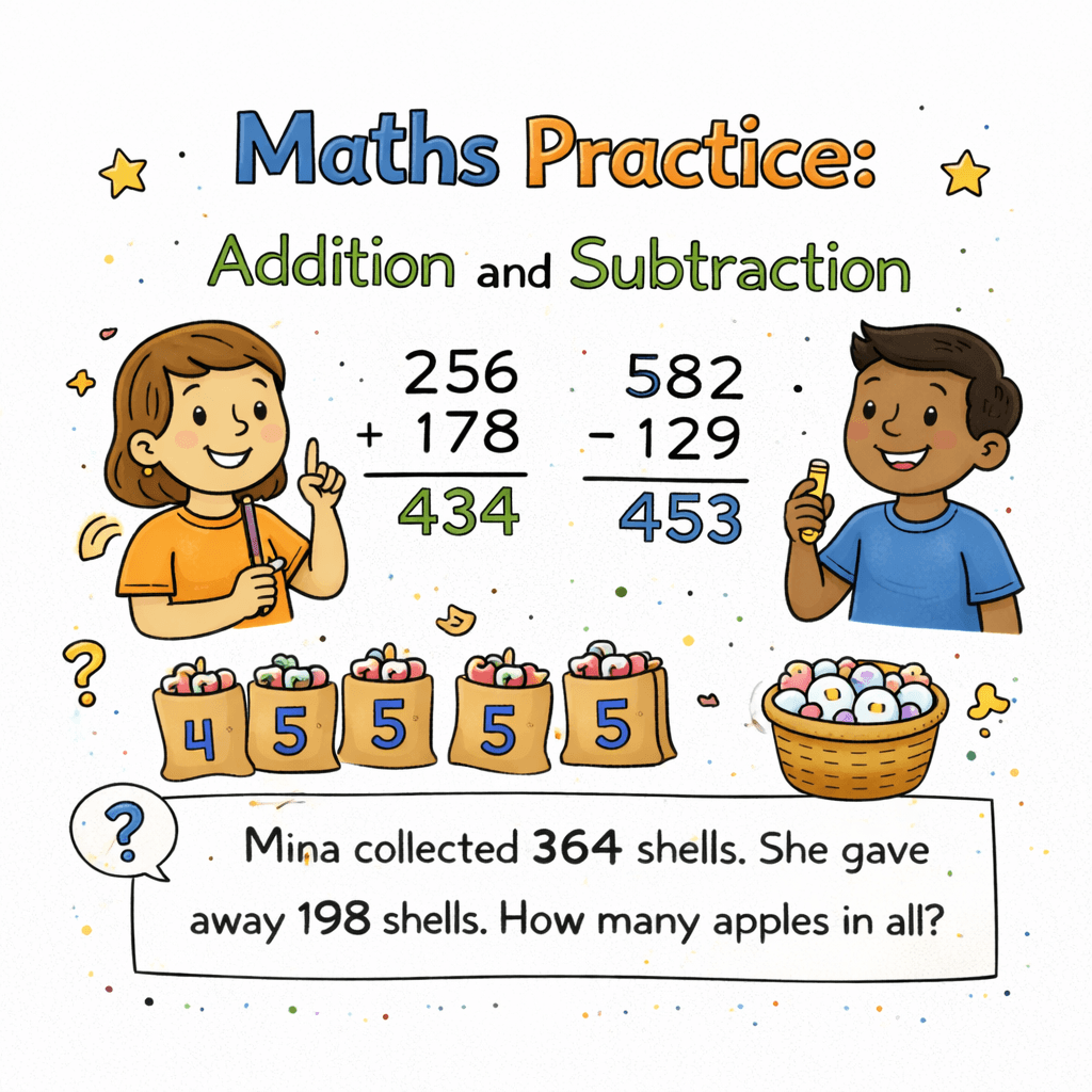 Maths Practice: Addition and Subtraction