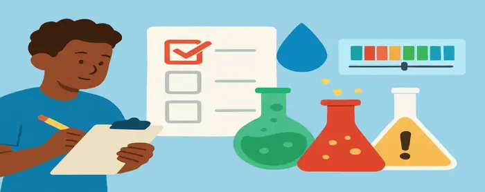AI-generated educational cover illustration for Final Assessment: Acids, Bases and Salts